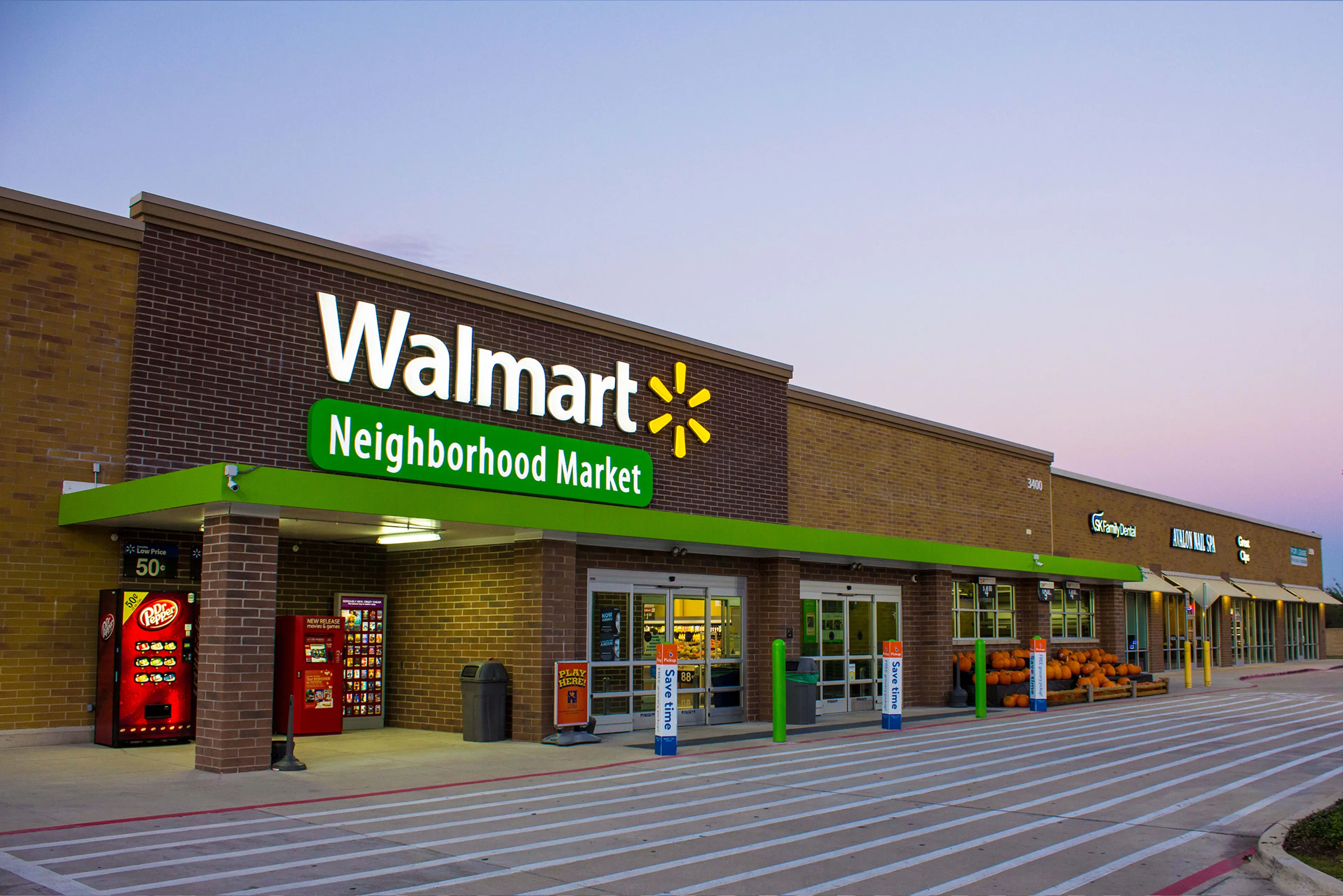 Walmart anchored development